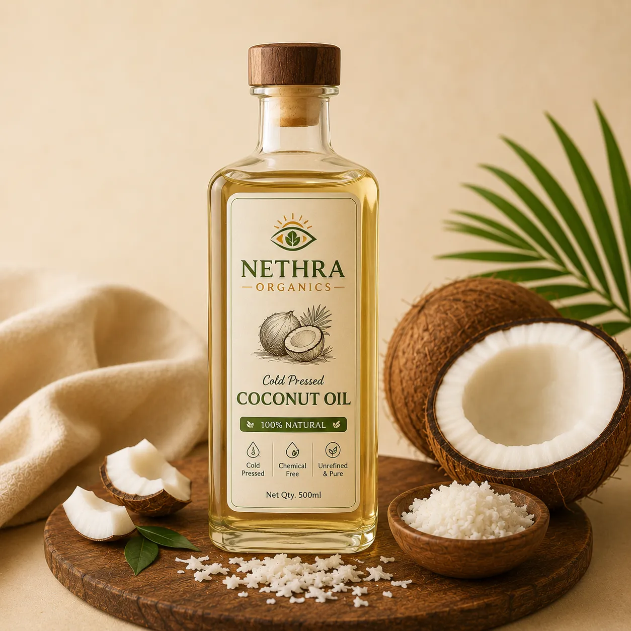 Cold-Pressed Coconut Oil