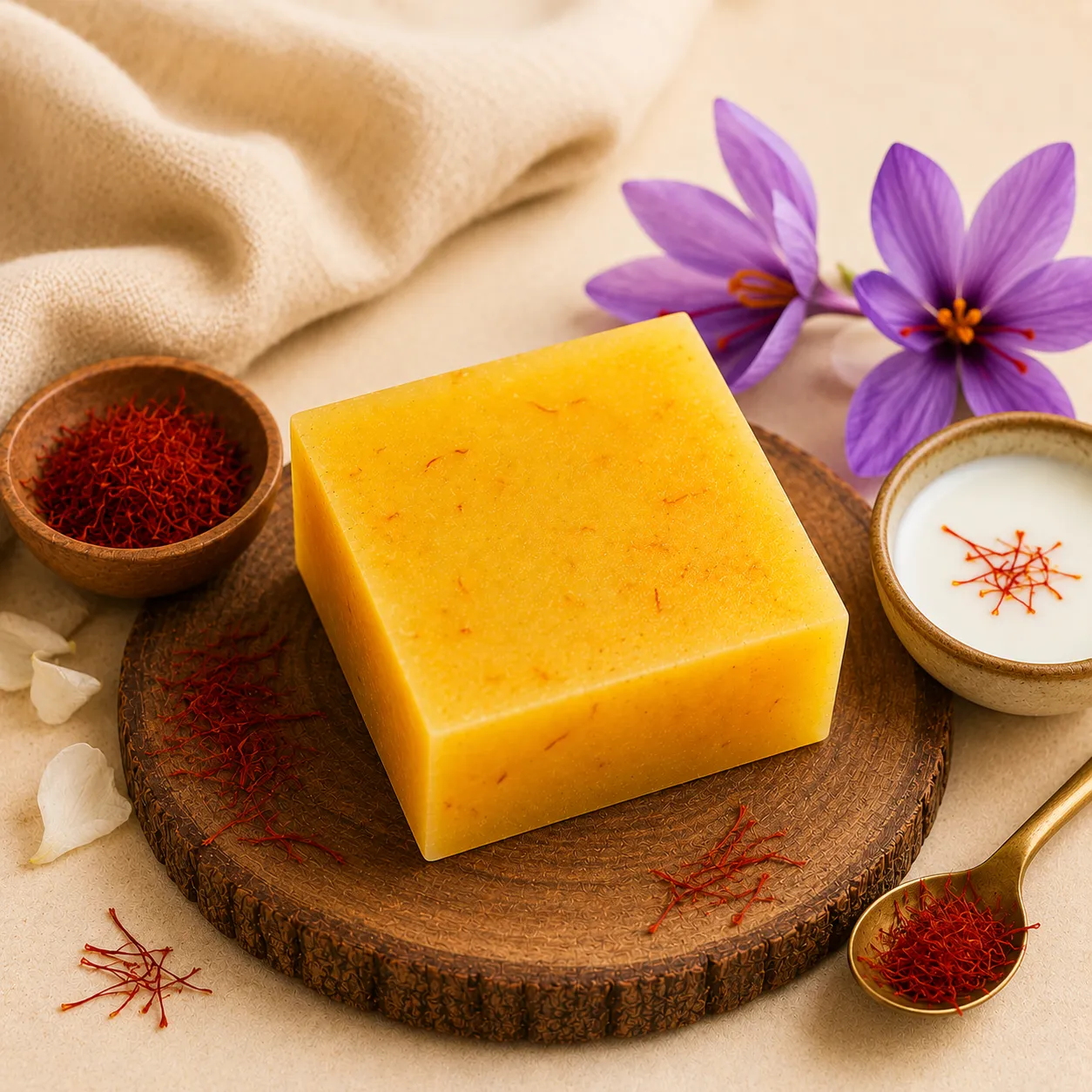 Kesar (Saffron) Soap